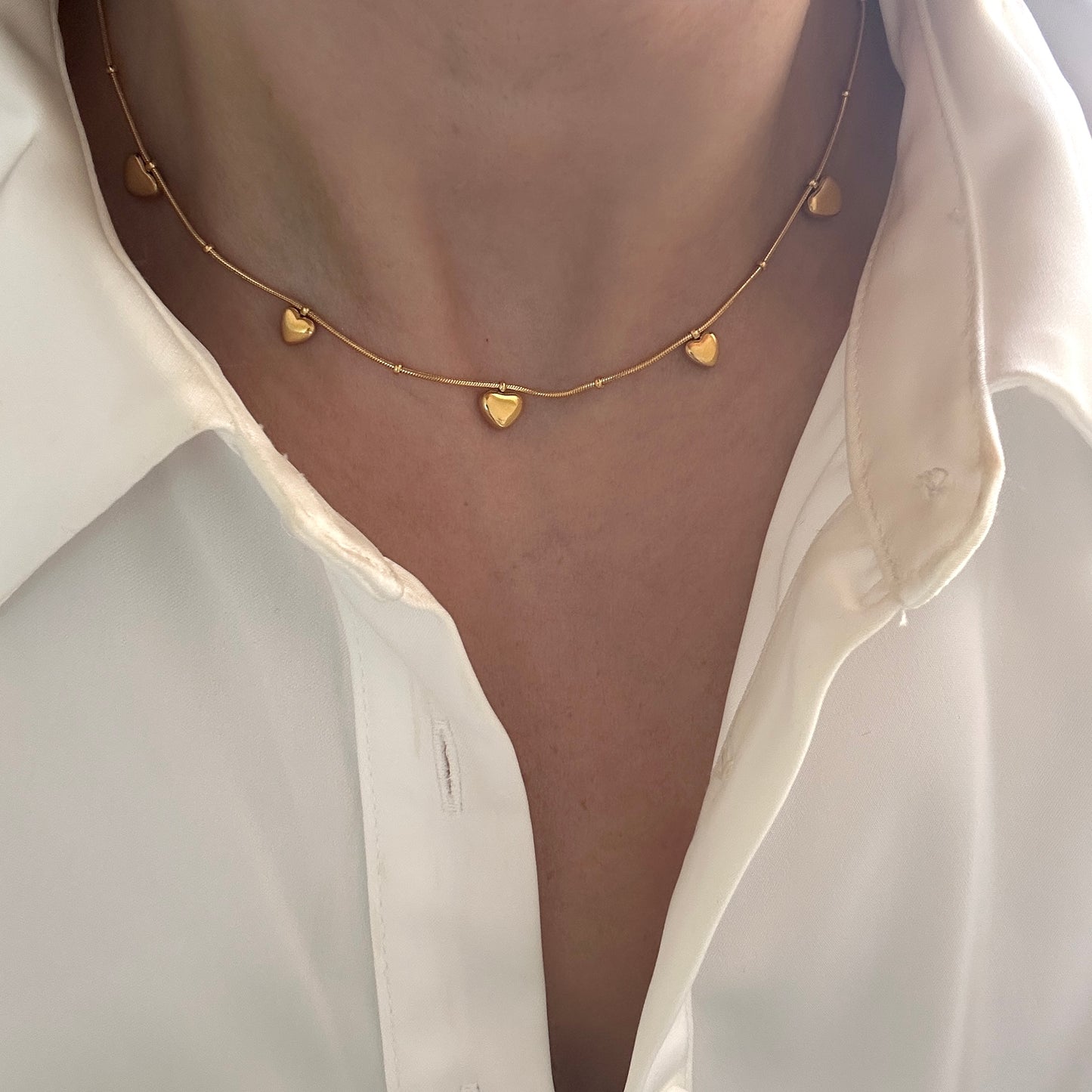 Mini Hearts Necklace