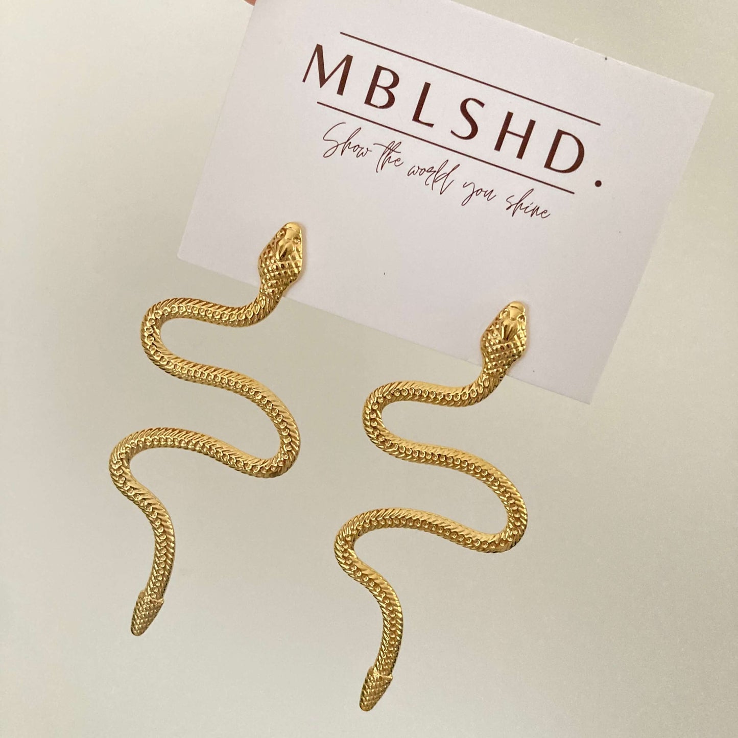 Snake Statement Earrings
