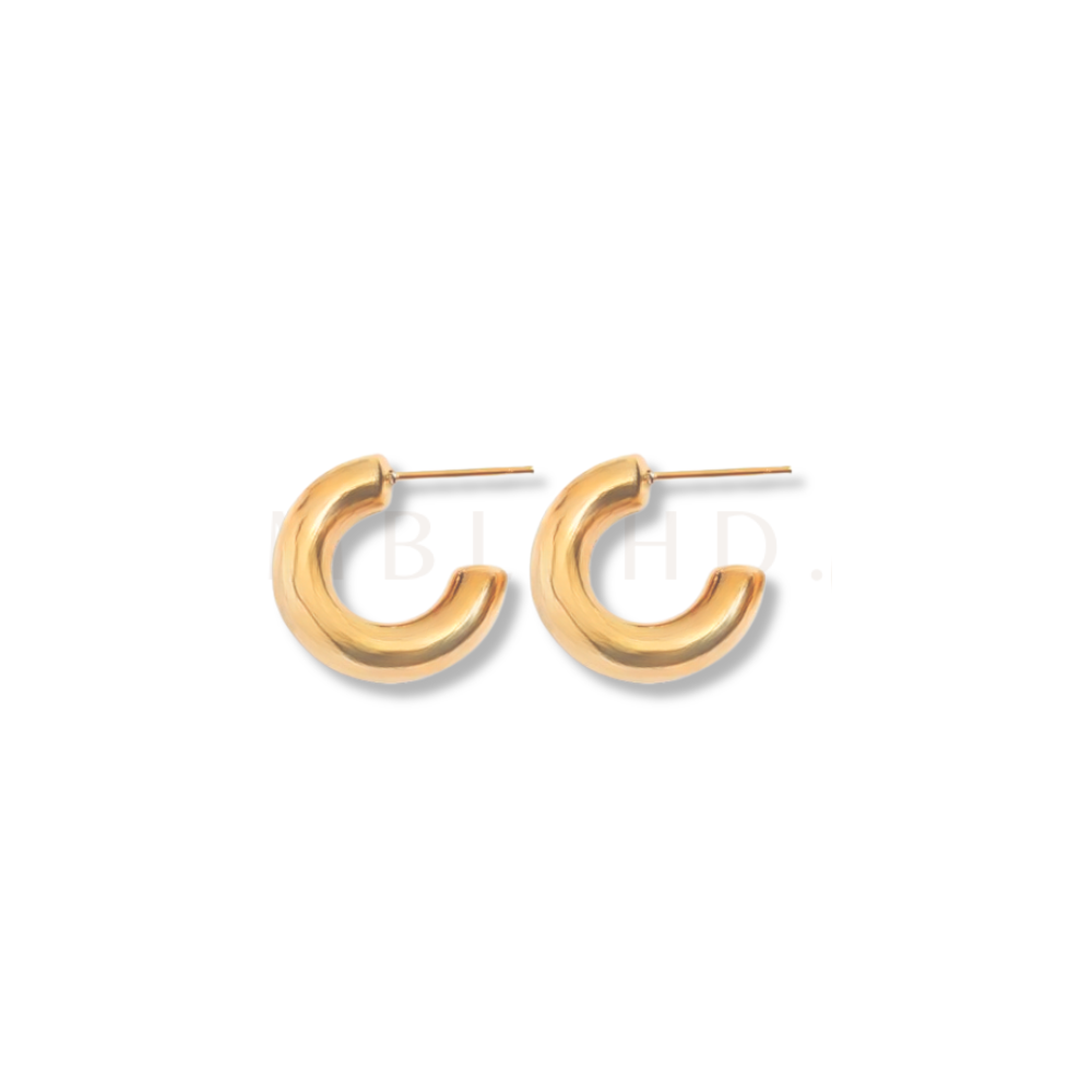 Mini Bubbly Hoop Earrings Gold
