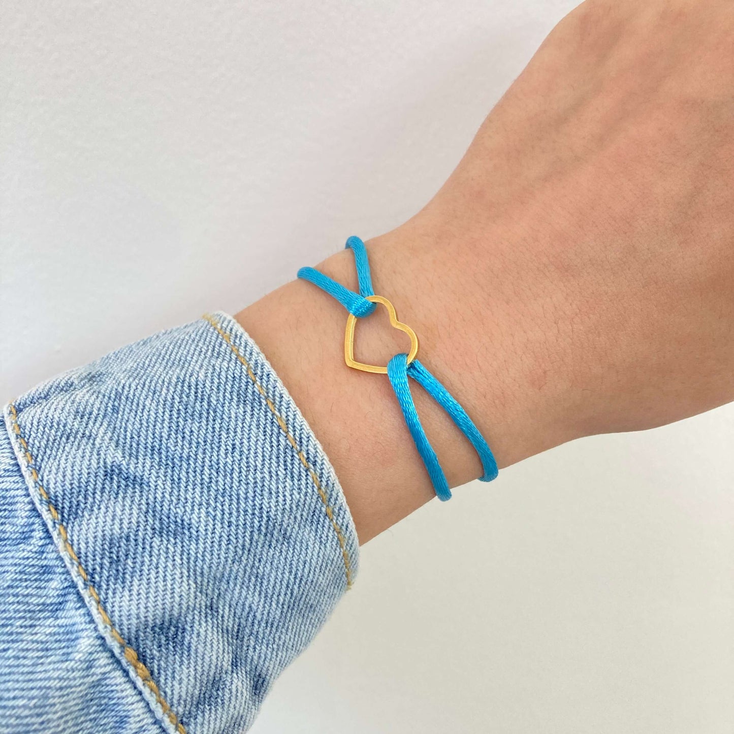 Colored Heart Bracelet