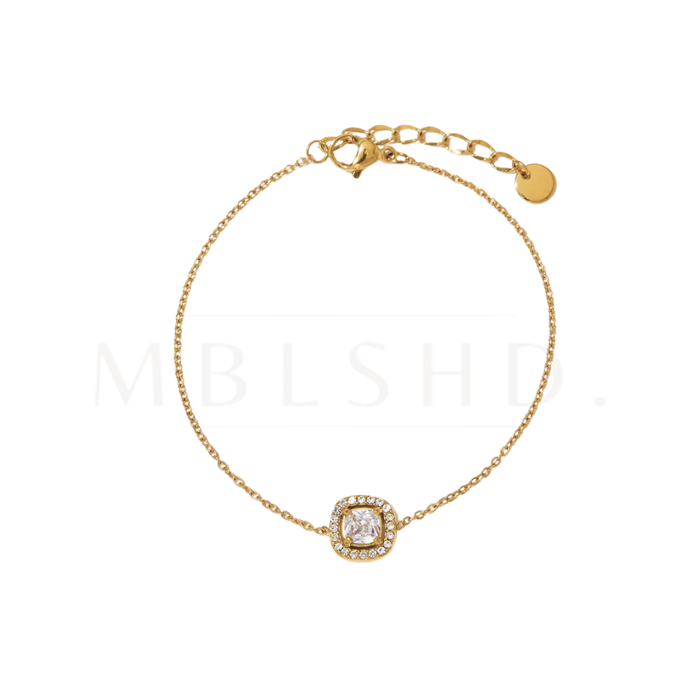 Square Zircon Bracelet