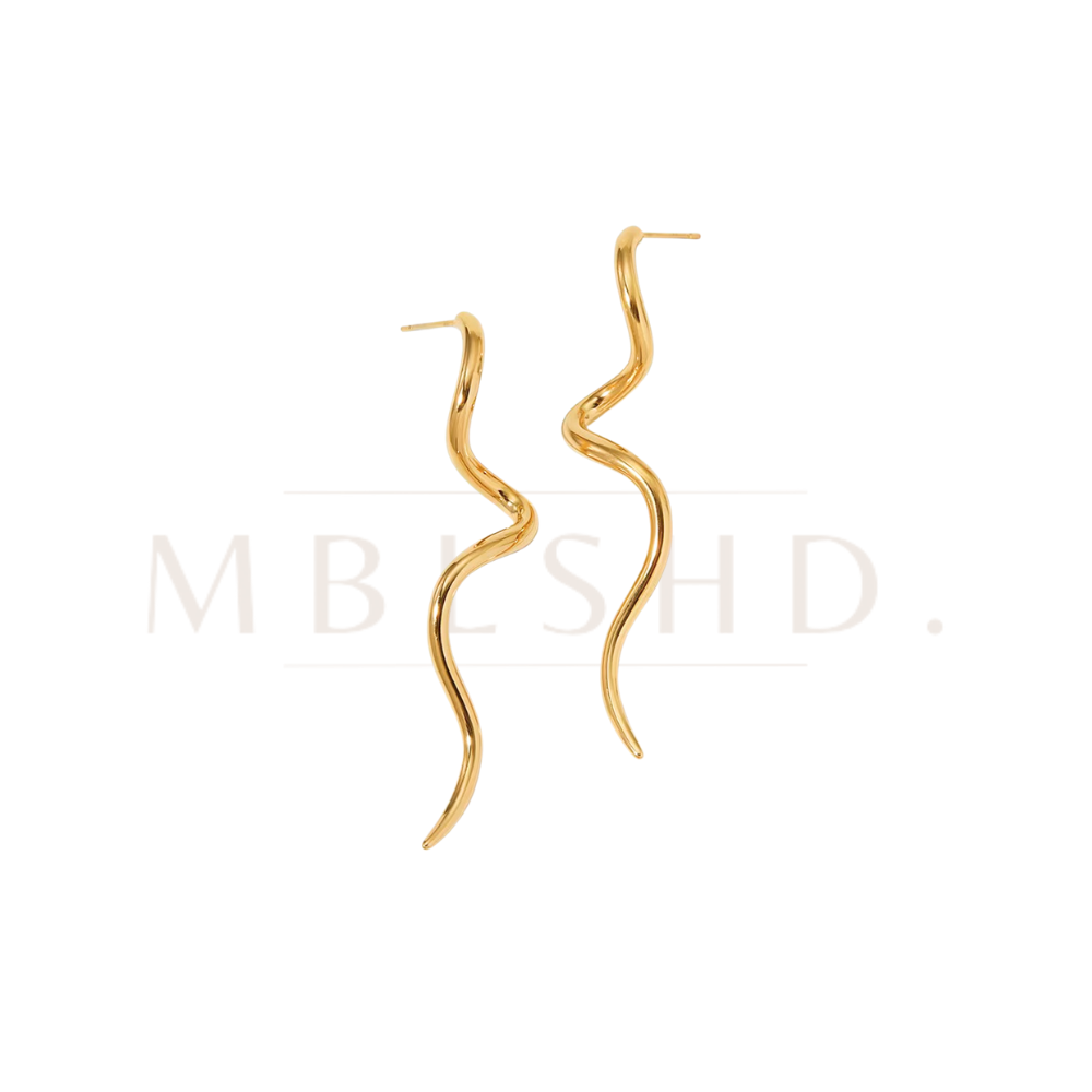 Spiral Drop Earrings