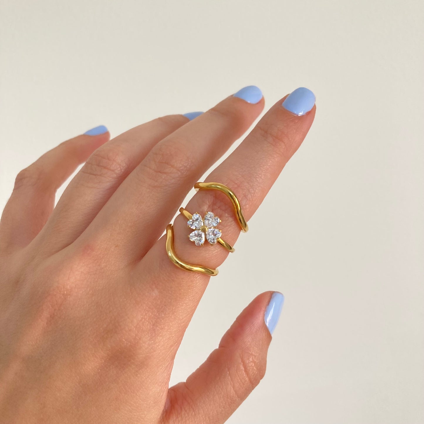 Clover 3 Ring Set