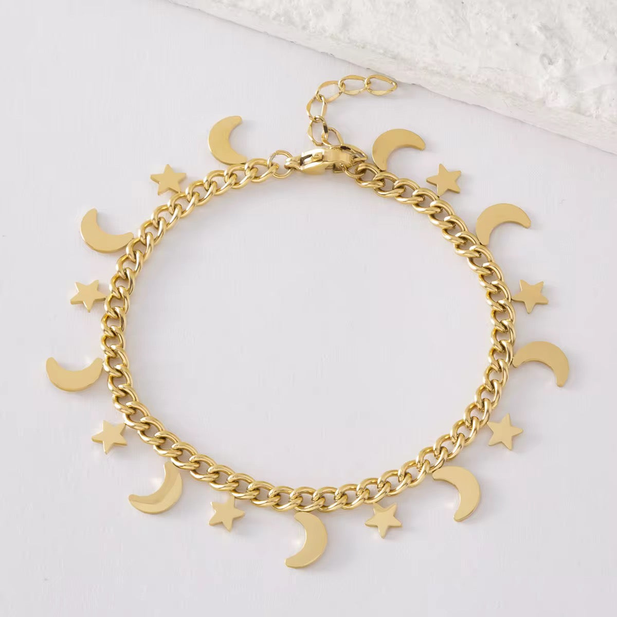 Moon & Stars Tassel Bracelet