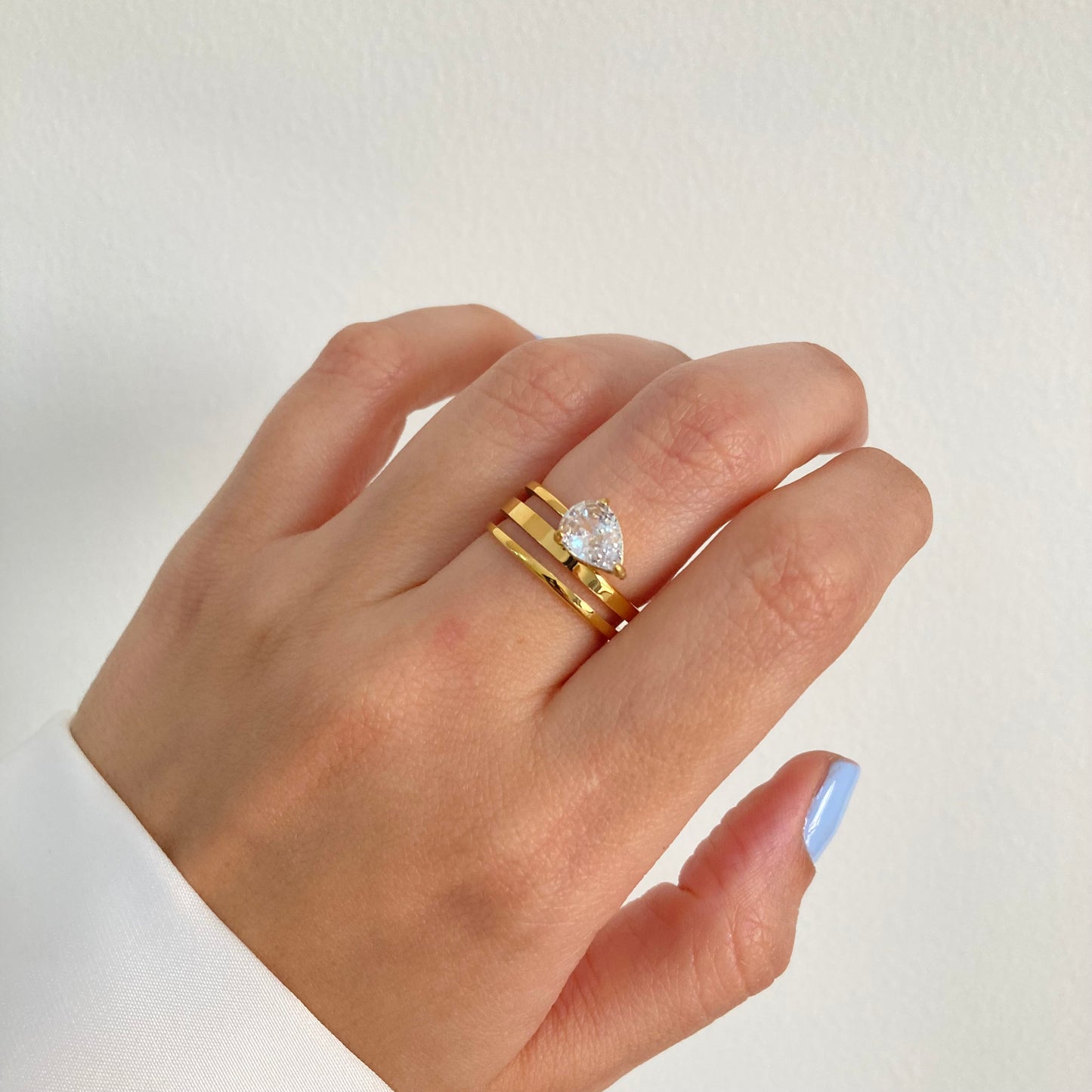 Zircon Snake Ring