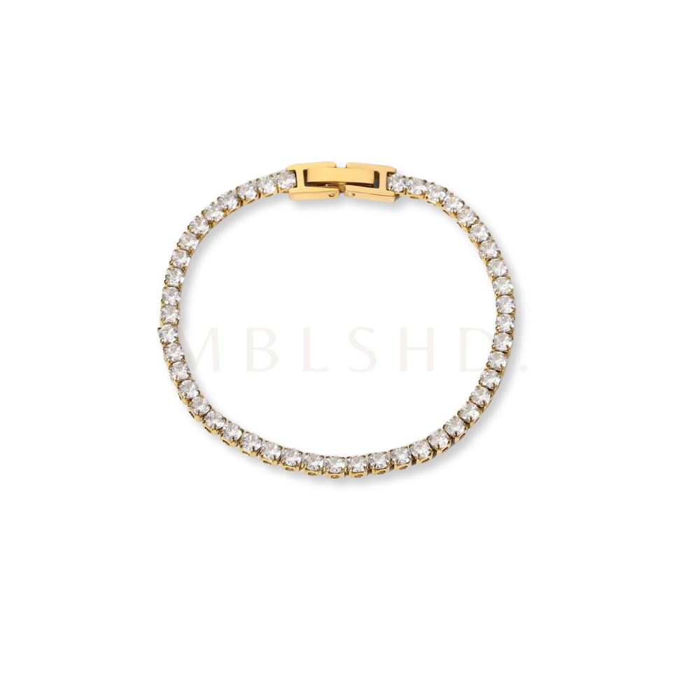 White Tennis Bracelet
