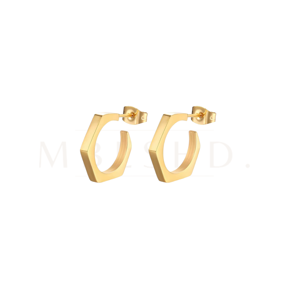 Geometric Hoop Earrings