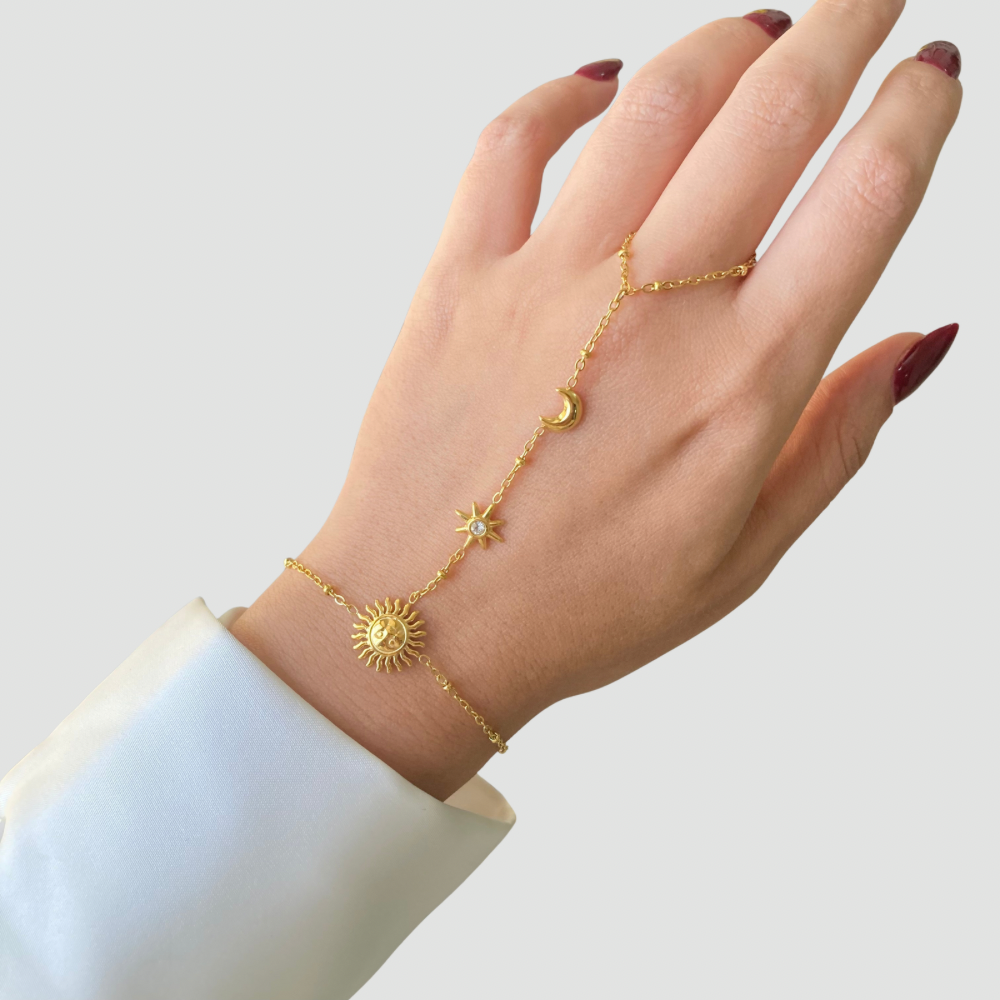 Moon & Stars Handchain