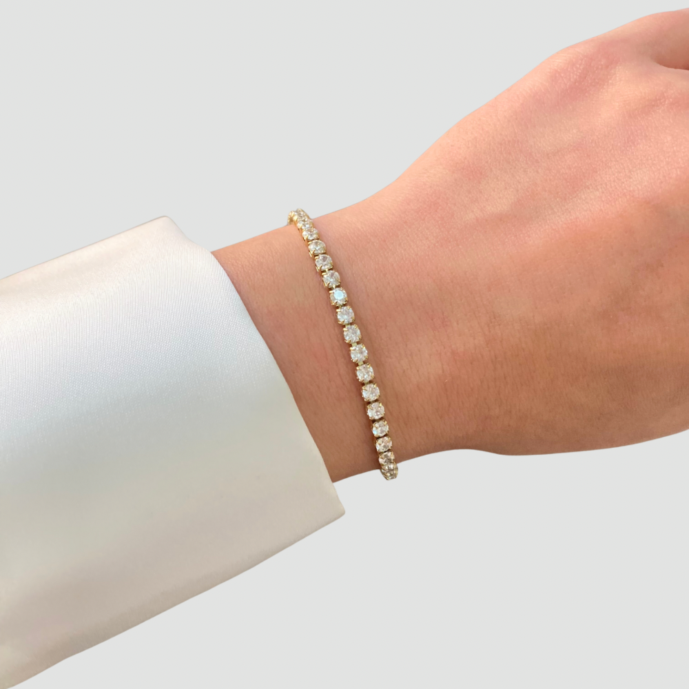 White Tennis Bracelet