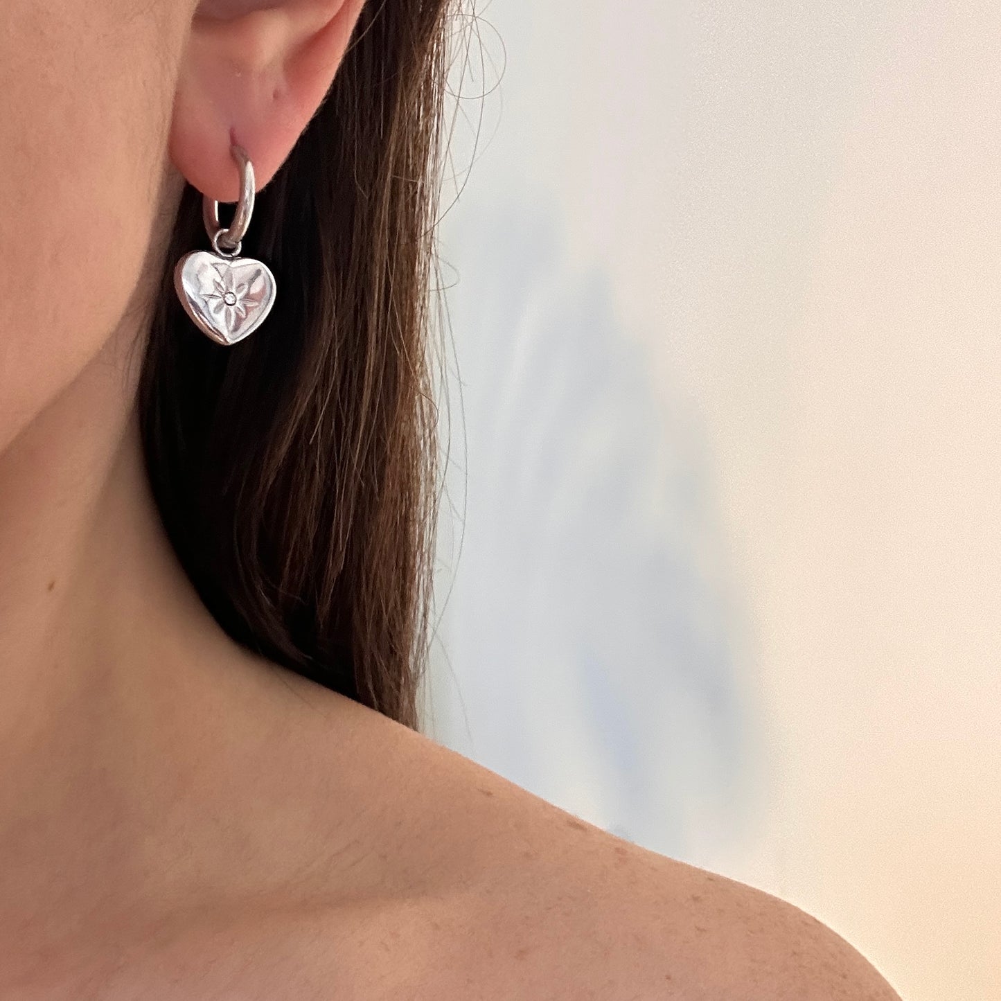 Removable Heart Earrings