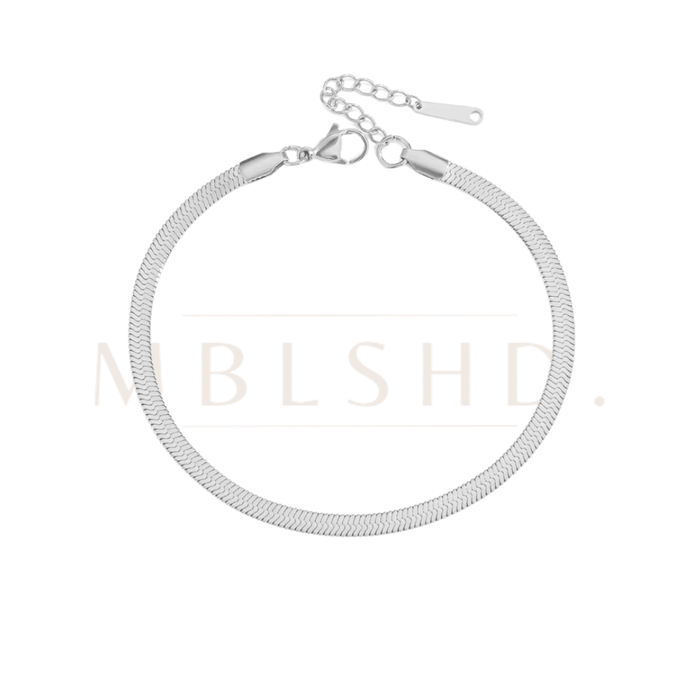 Herringbone Bracelet Silver