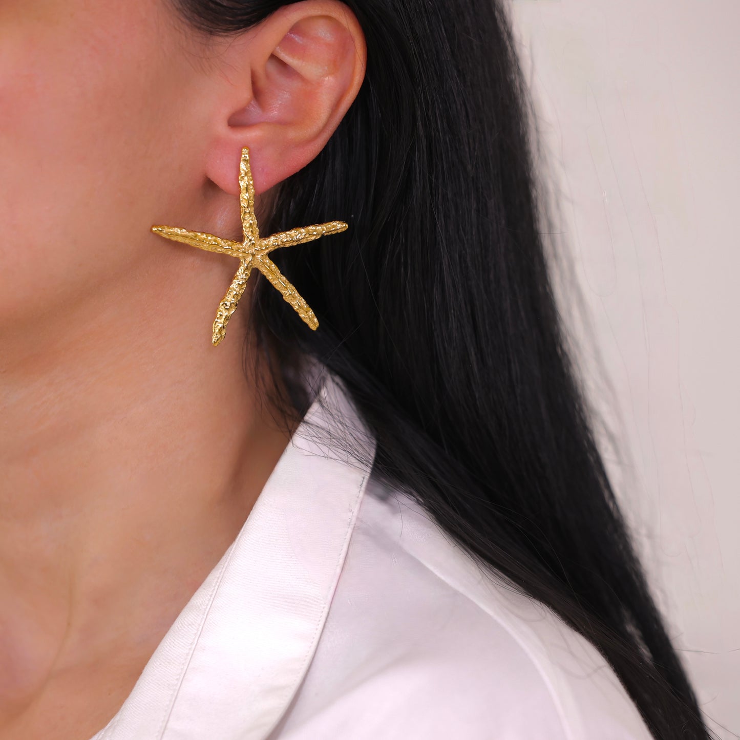 Statement Starfish Earrings