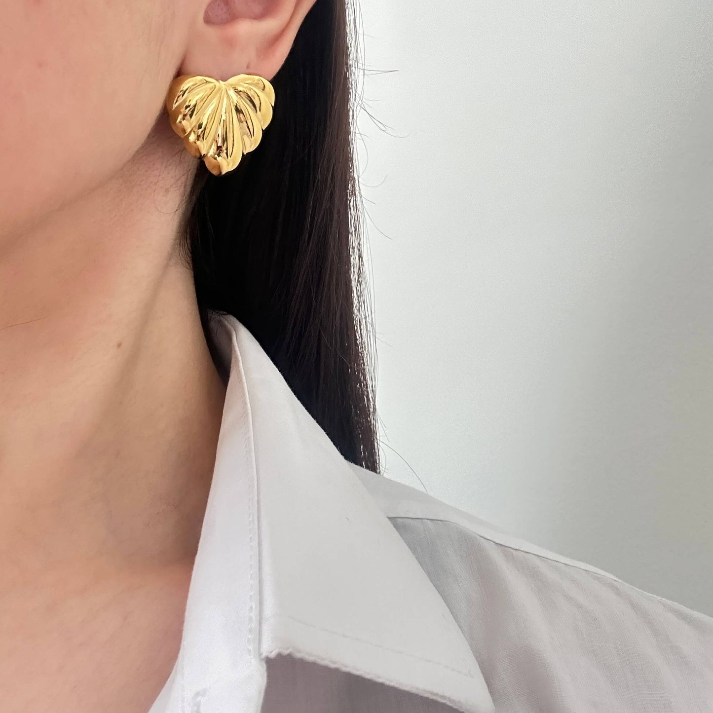 Chunky Croissant Earrings