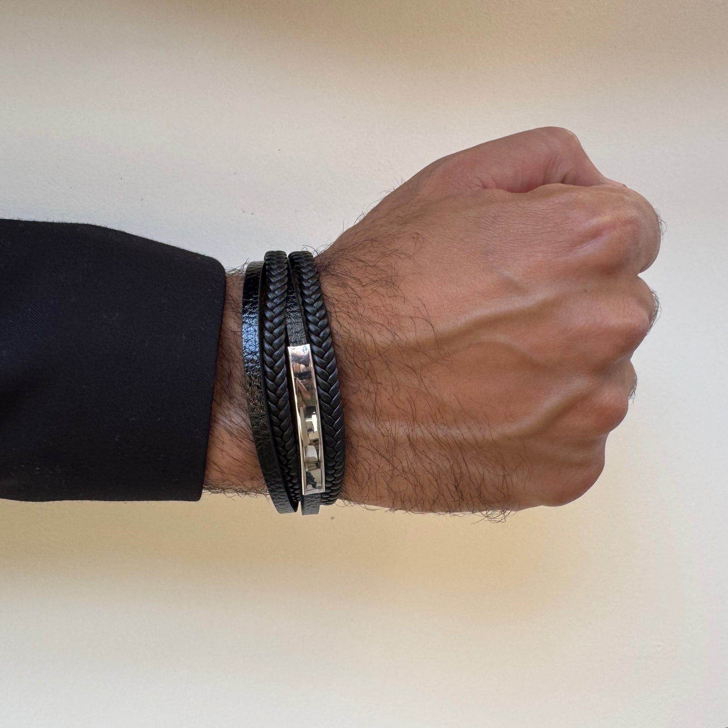 4 Layer Leather Bracelet - Men