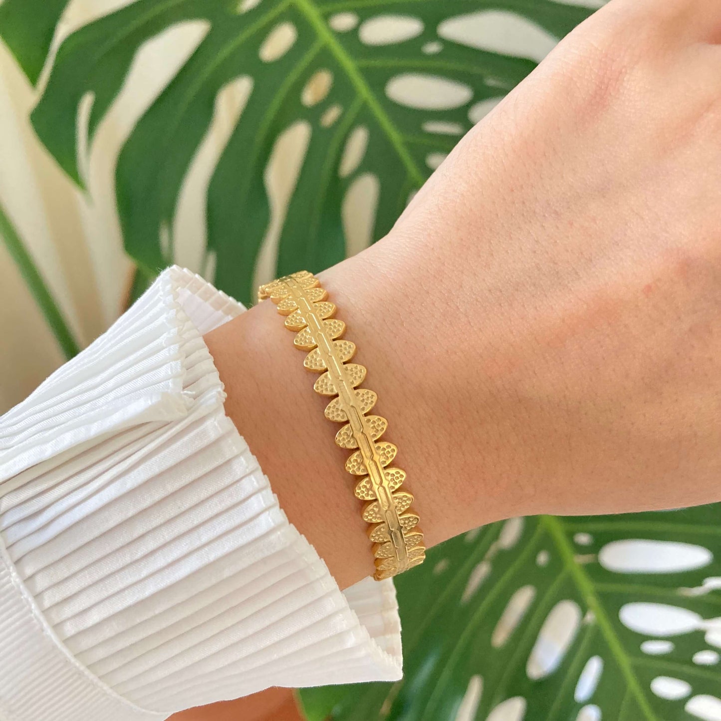 Oval Open Bangle
