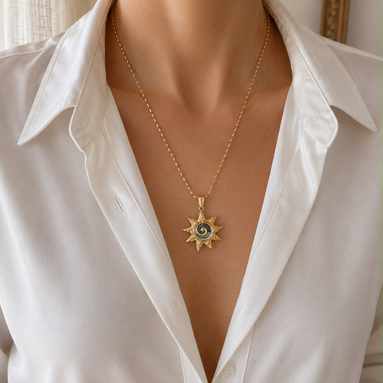 Abalone Sunkeeper Pendant Necklace