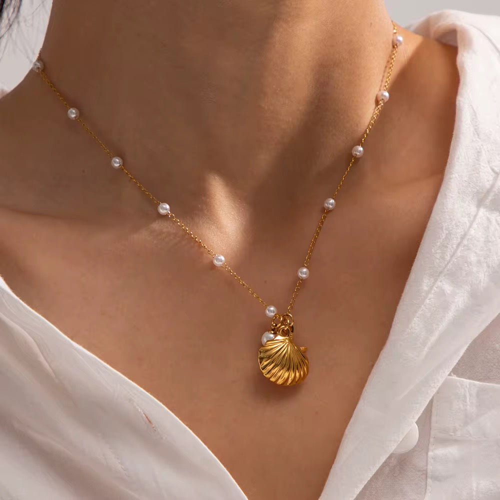 Shell & Starfish Necklace