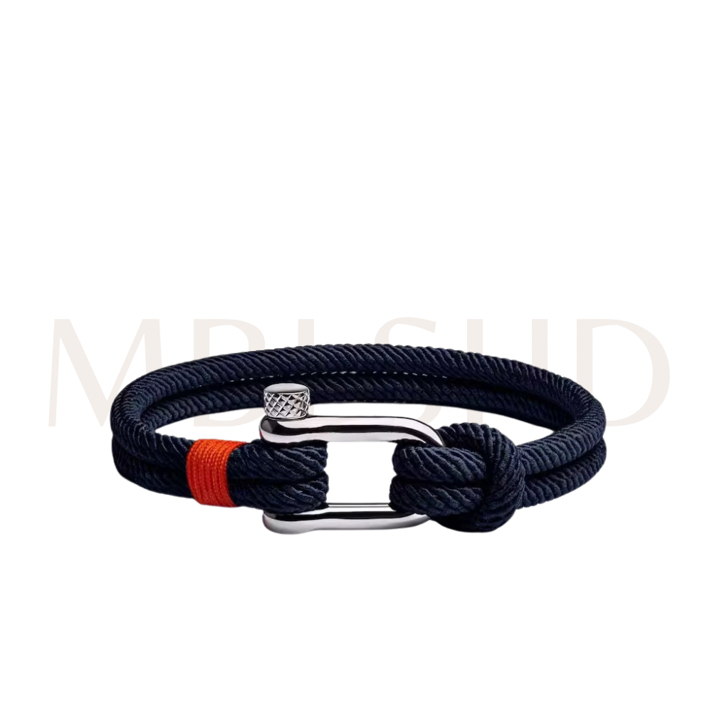 Neptune Navy Knot Bracelet