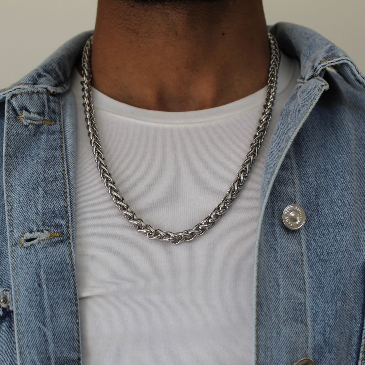 8mm Rope Necklace - Men