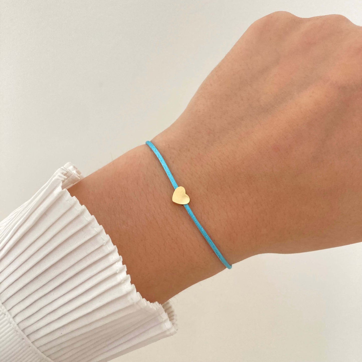 Colored Dainty Heart Bracelet