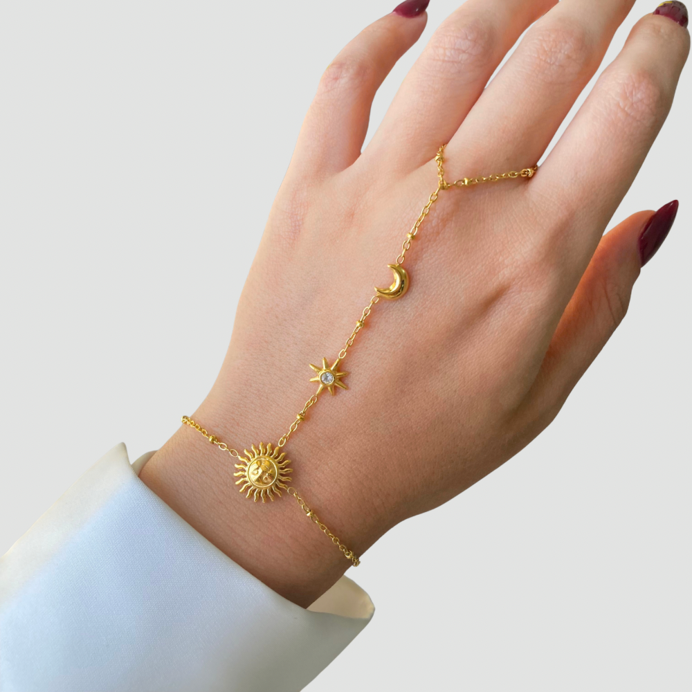 Moon & Stars Handchain