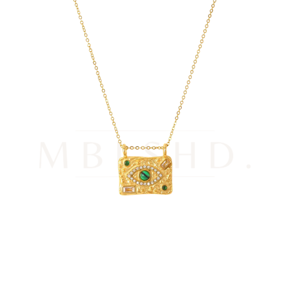 Rectangle Eye Necklace