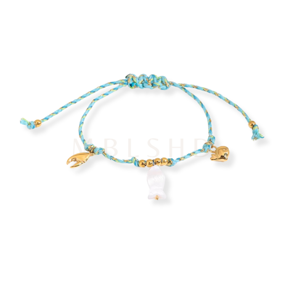 Blue Sea Charms Bracelet