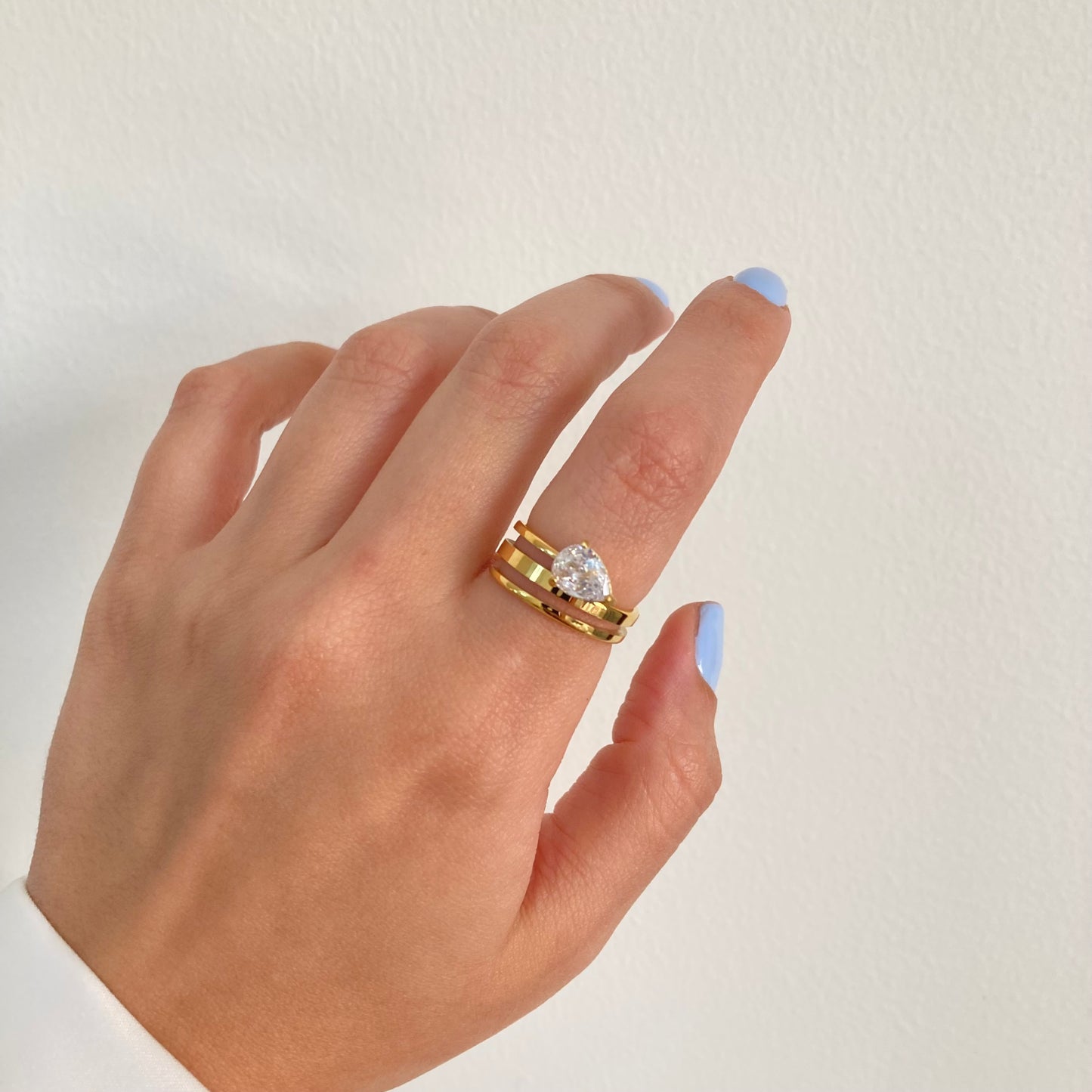 Zircon Snake Ring