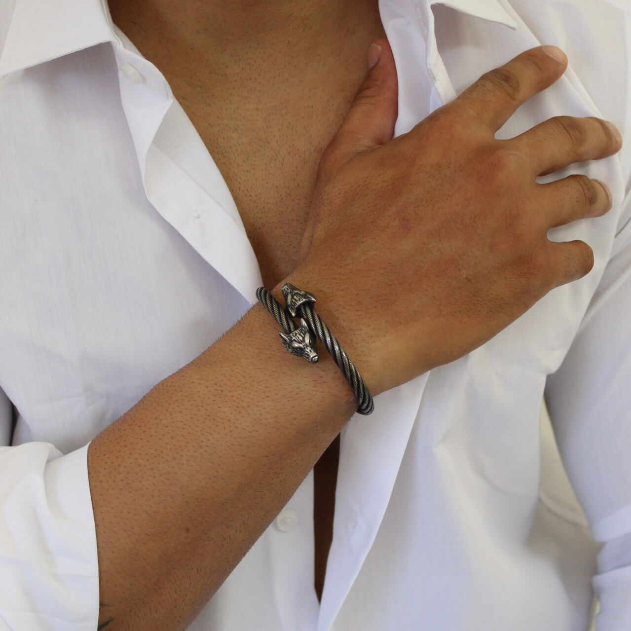 Black Panther Bangle - Men