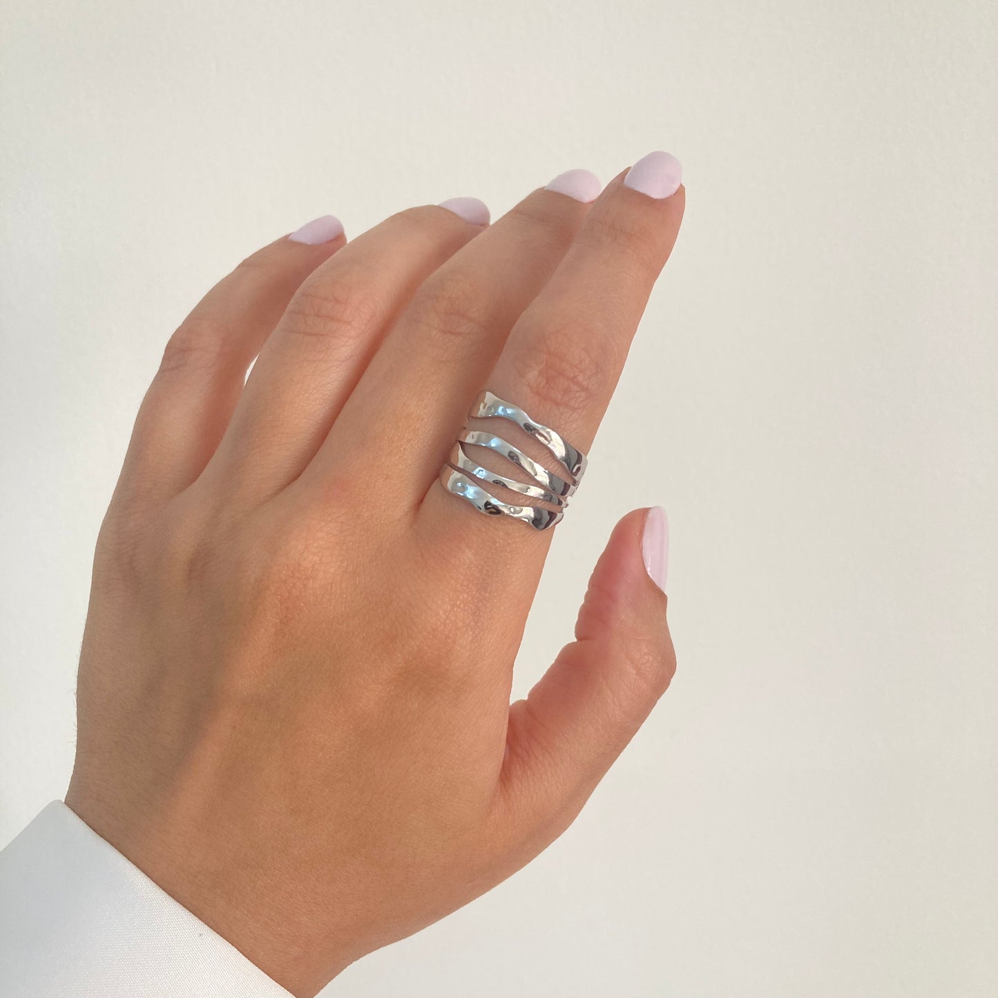 Layered Silver Ring