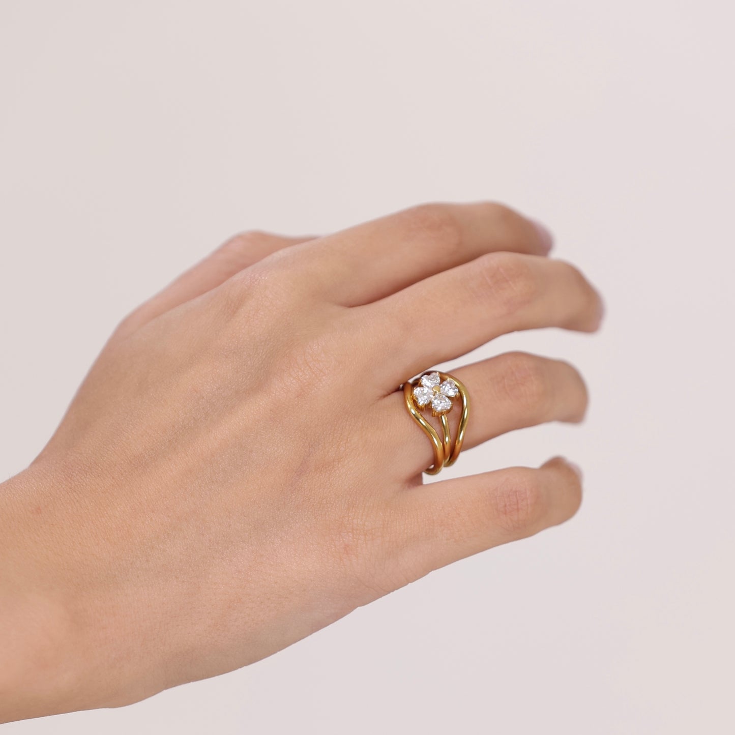 Clover 3 Ring Set