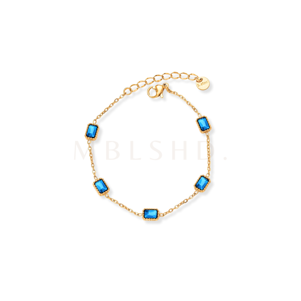 Blue & Gold Bracelet