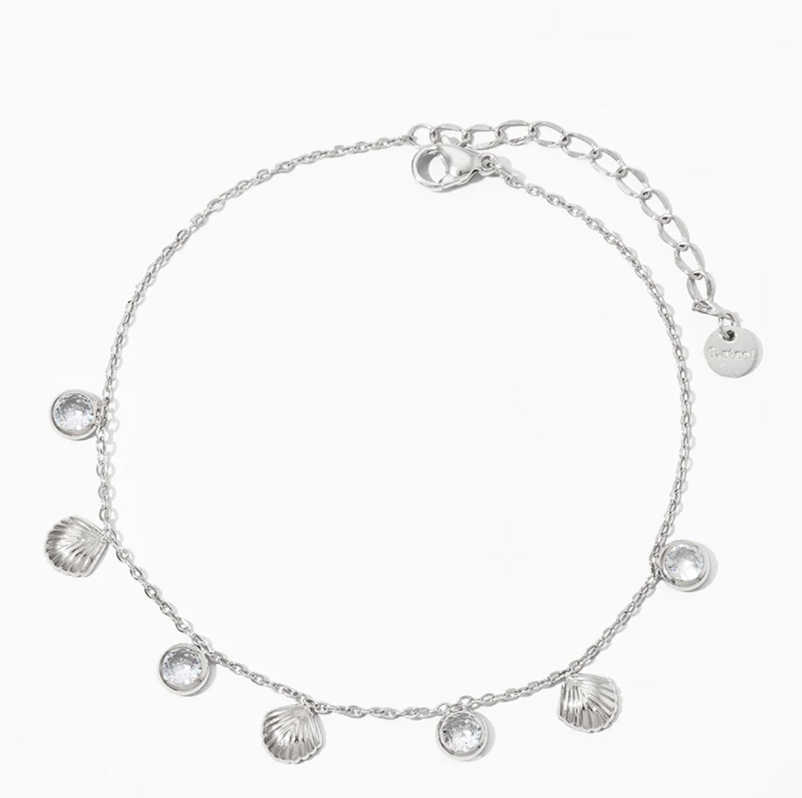 Shell Anklet Silver