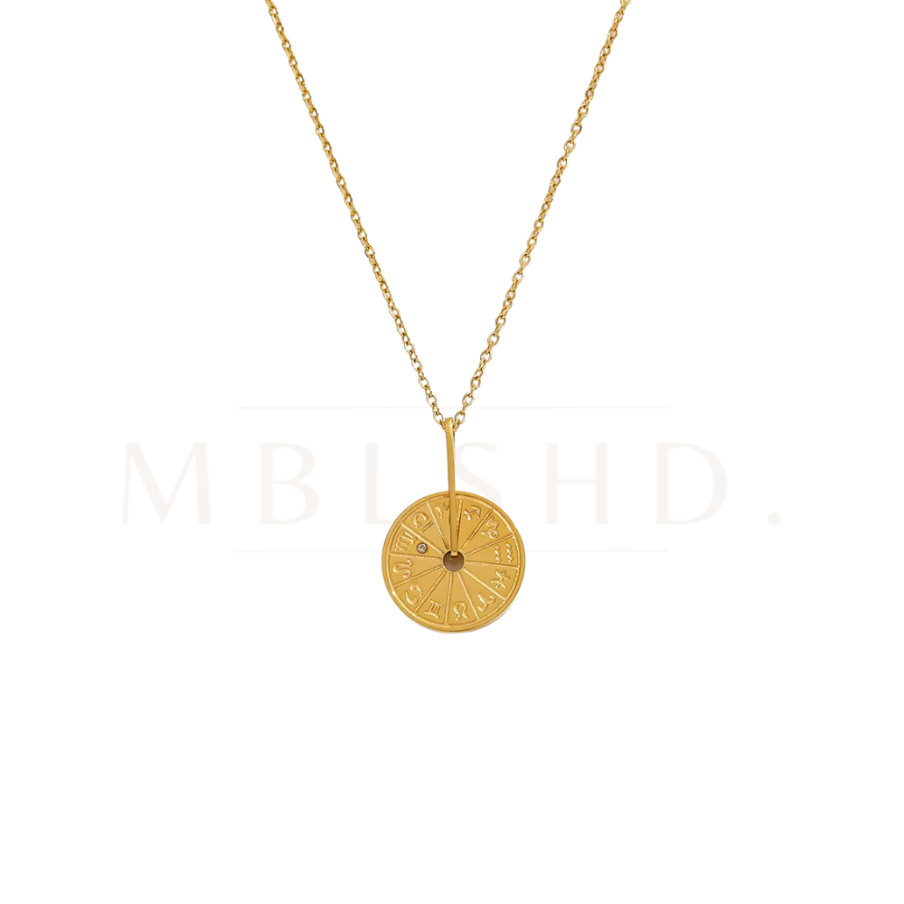 Zodiac Wheel Necklace