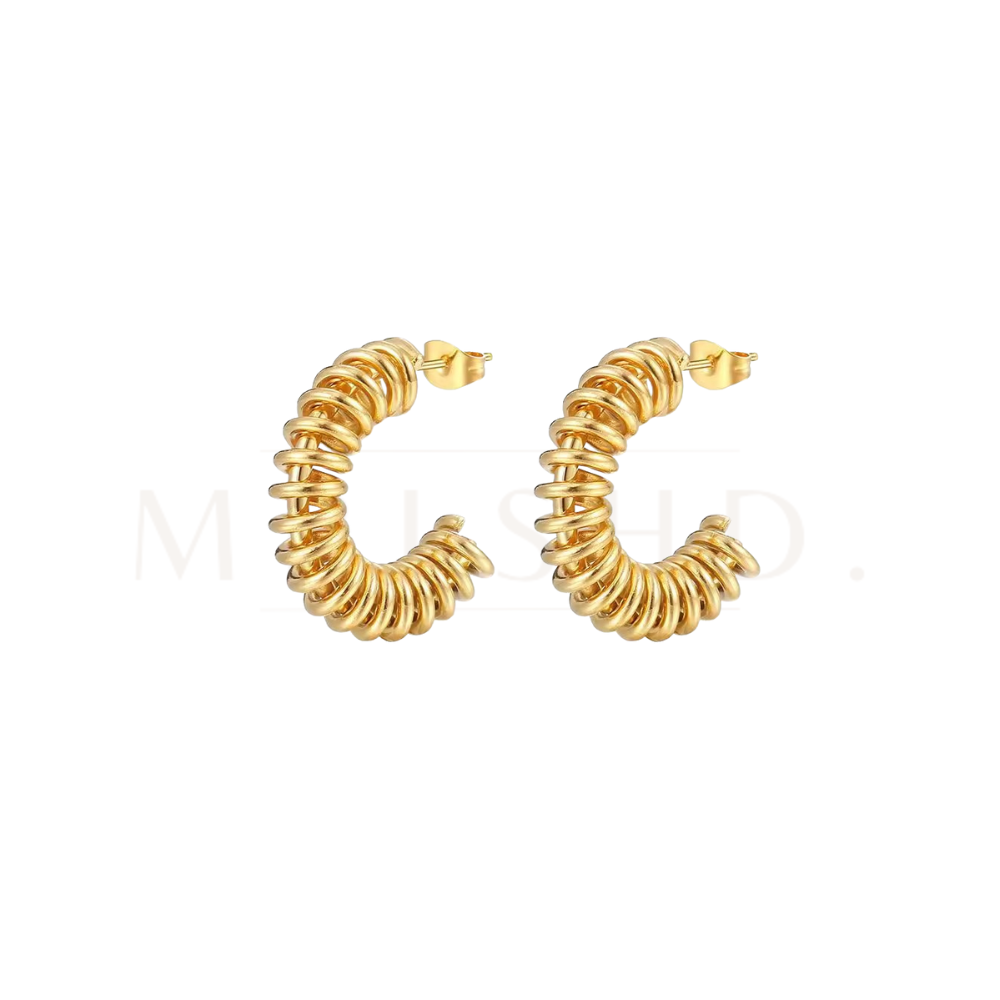 Spring Hoop Earrings