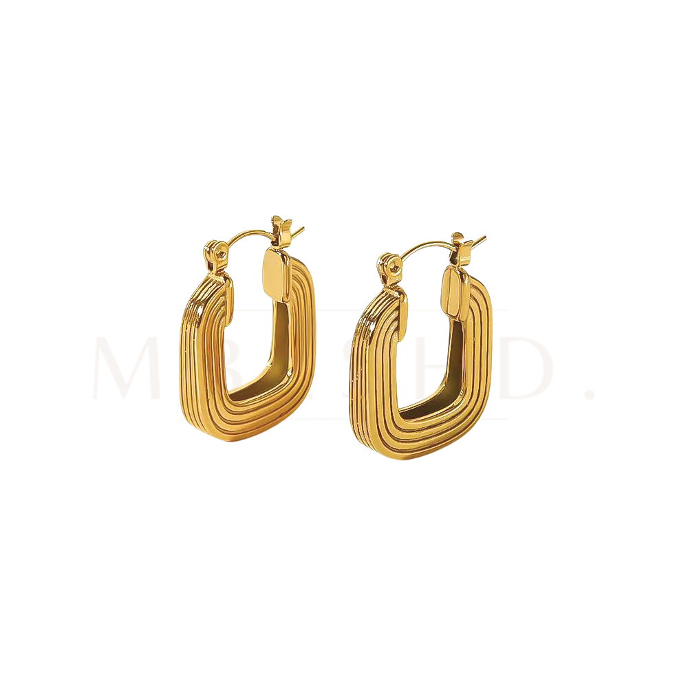 Chunky Square Earrings