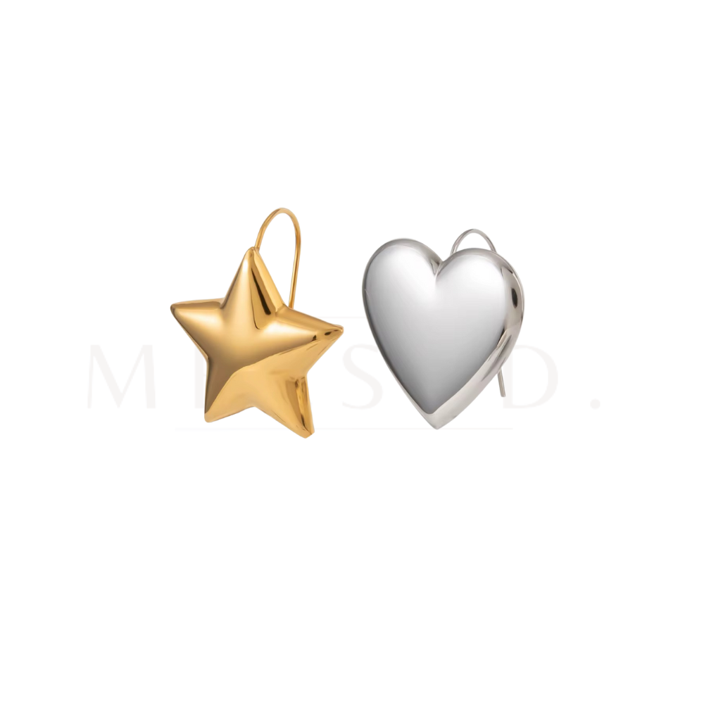 Mismatched Gold & SilverEarrings