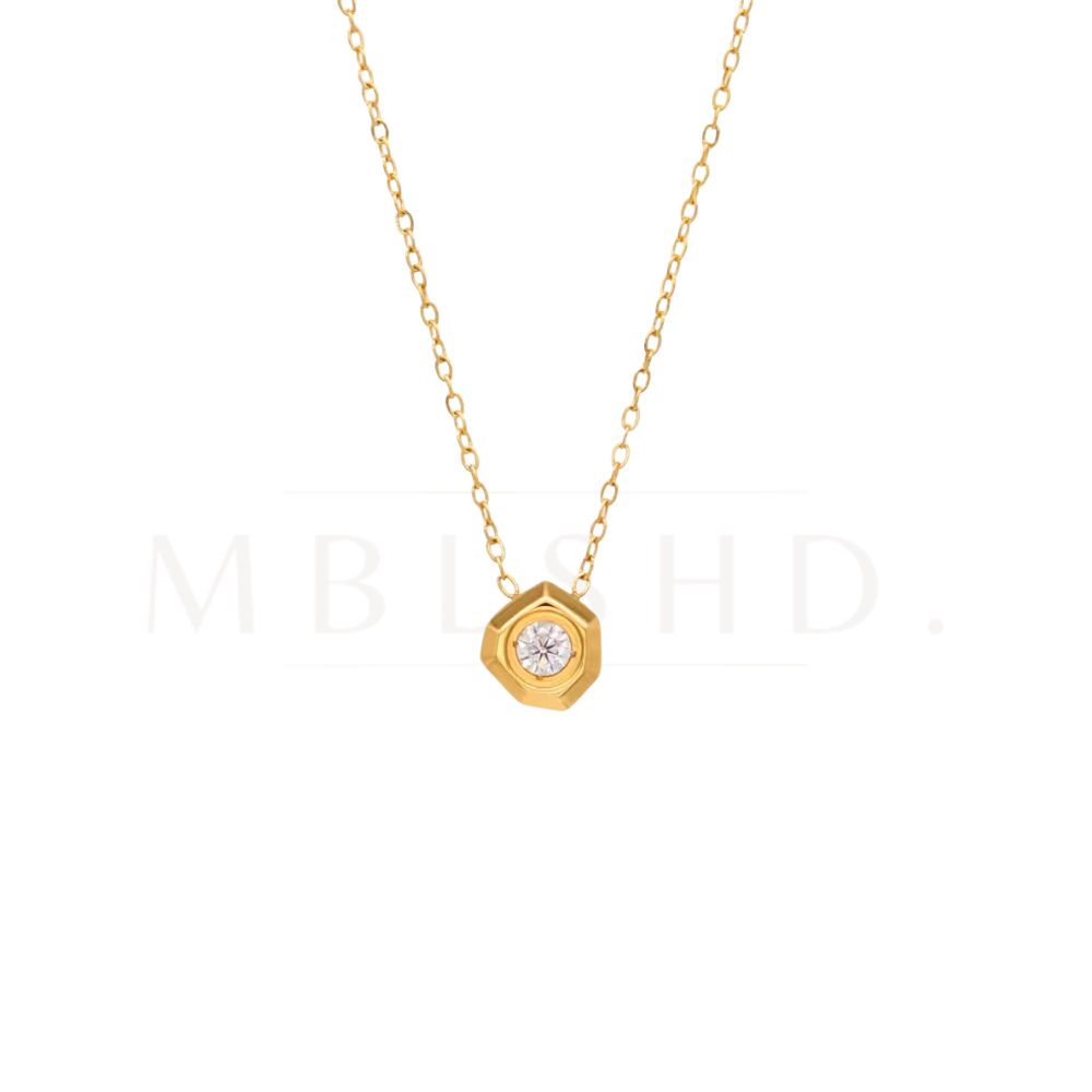 Simple Zircon Necklace