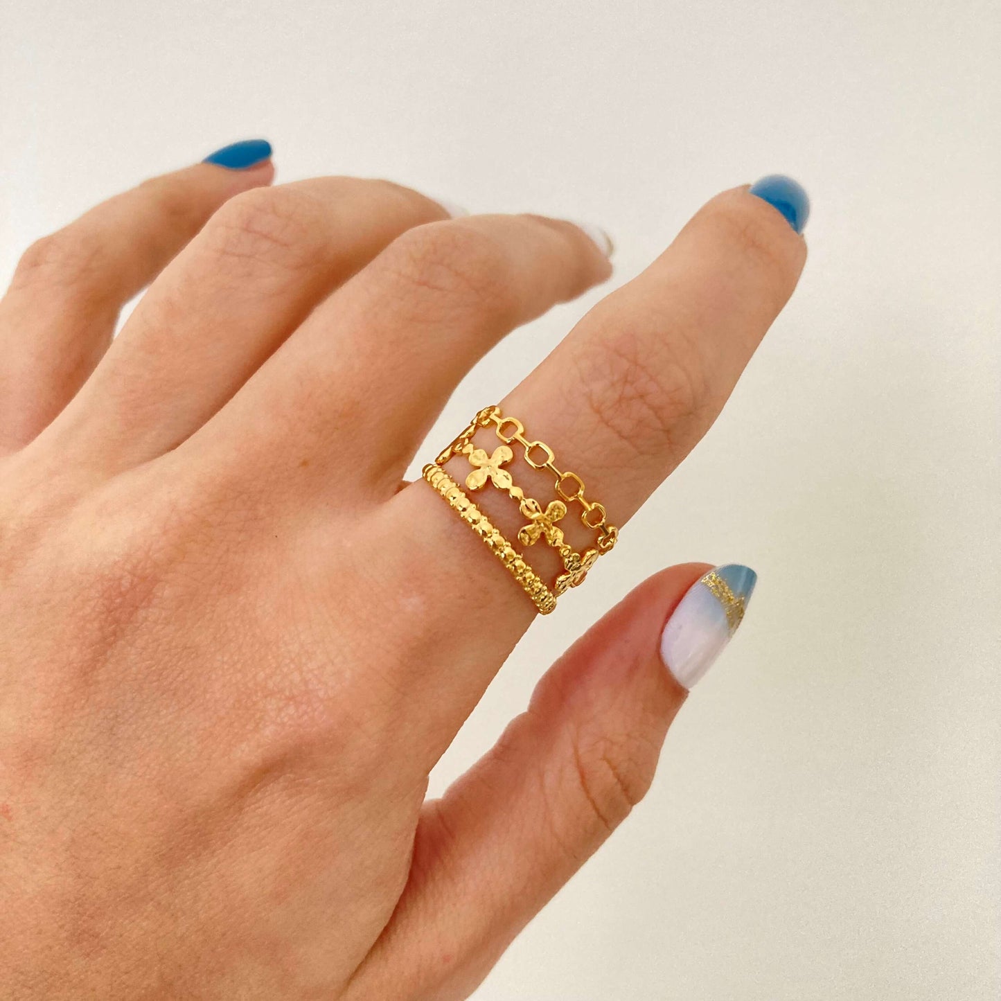 Blossoms Layered Ring