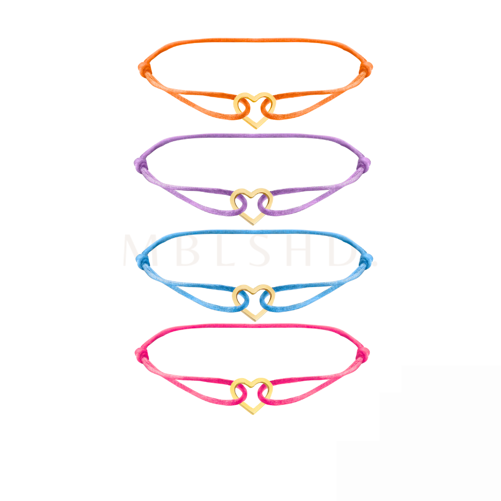 Colored Heart Bracelet