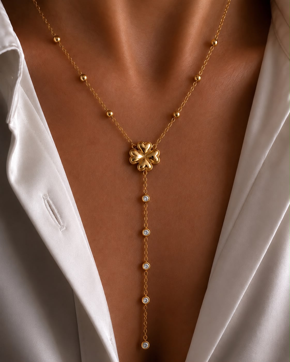 Blossom Y Shaped Necklace