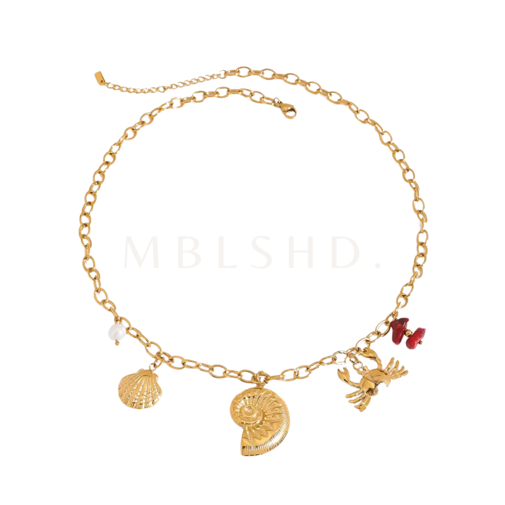 Statement Ocean Charms Necklace
