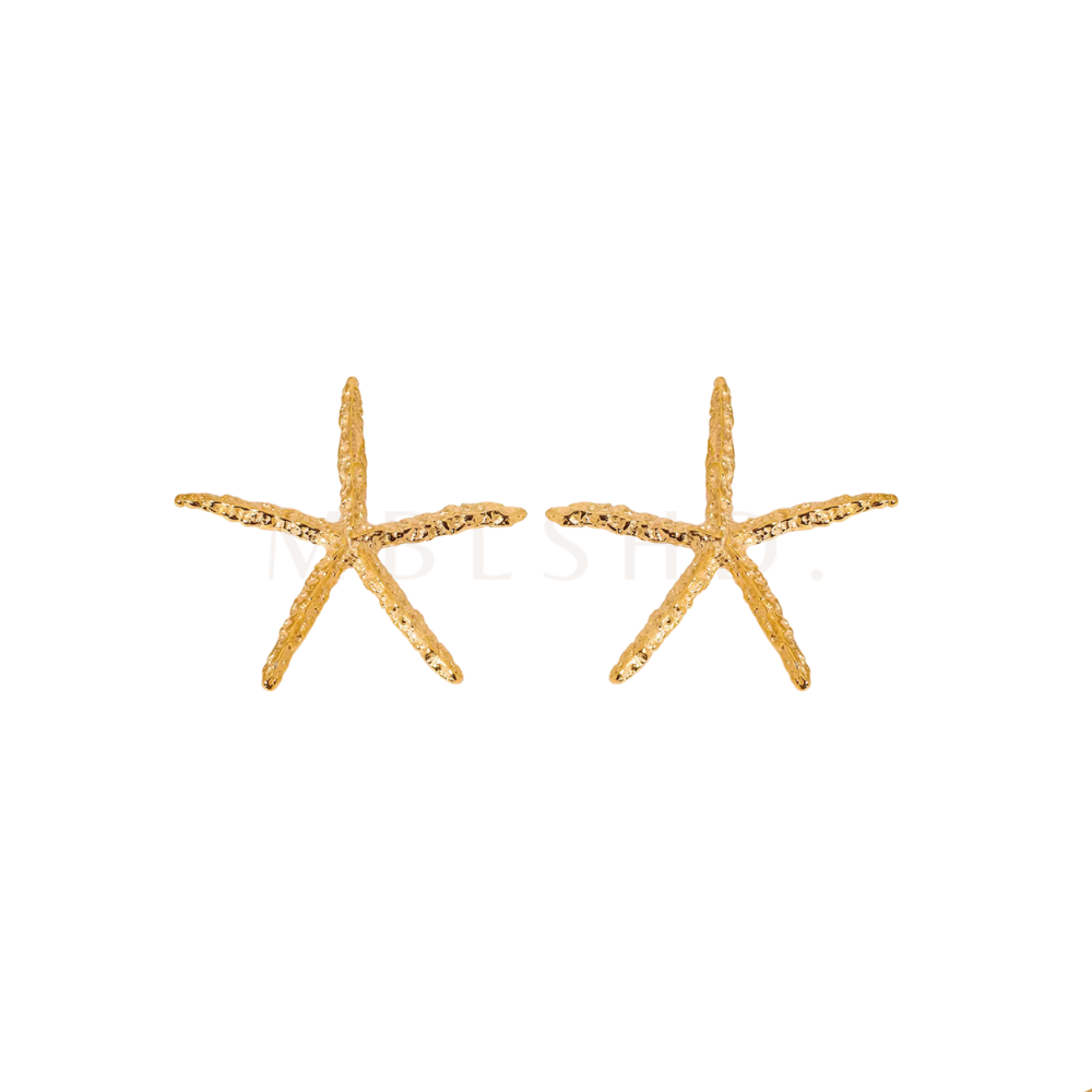 Statement Starfish Earrings