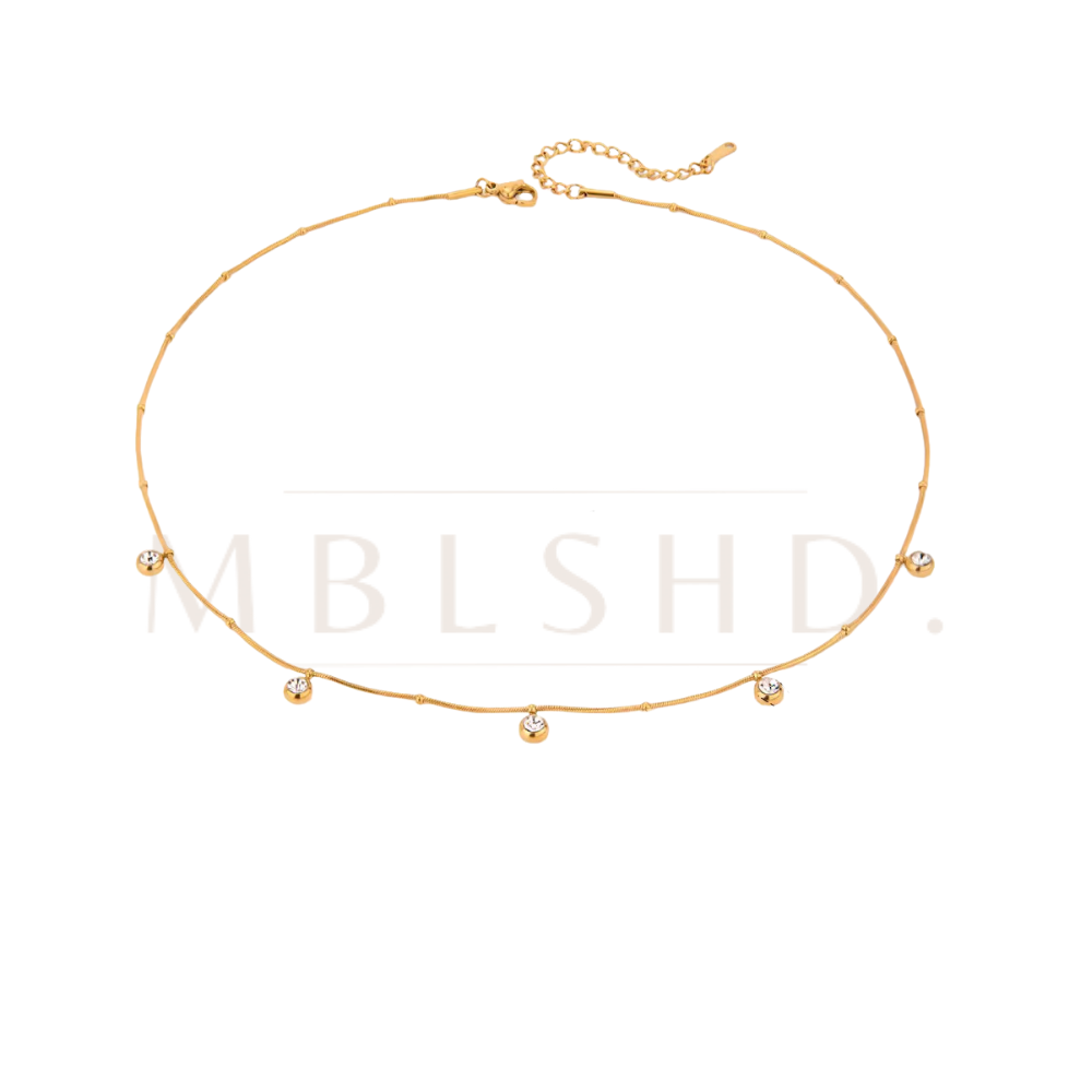 Zircon Charms Necklace
