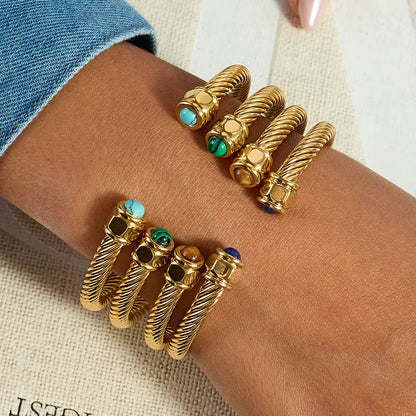 Turquoise Wire Bangle