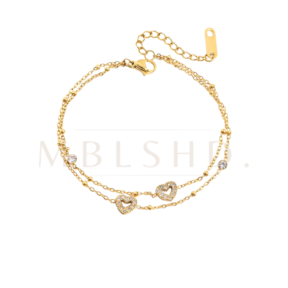 Twinkling Hearts Bracelet