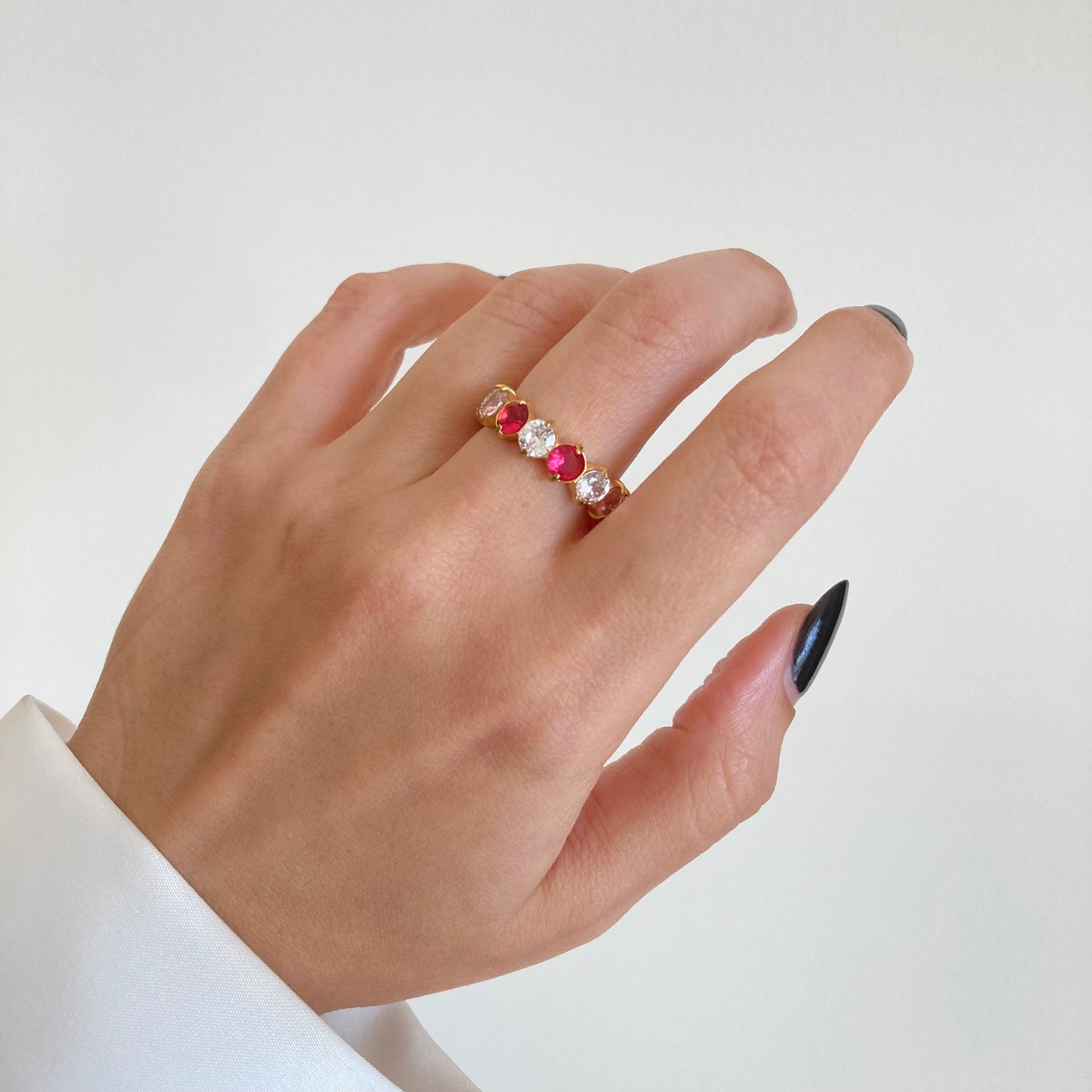 Rose Radiance Eternity Ring