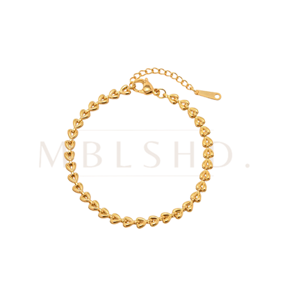 Heart Chain Bracelet
