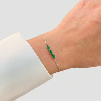 Green Arrow Bracelet Silver