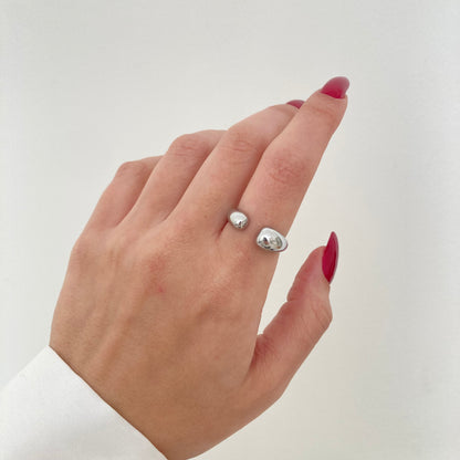 Irregular Ring -Silver-